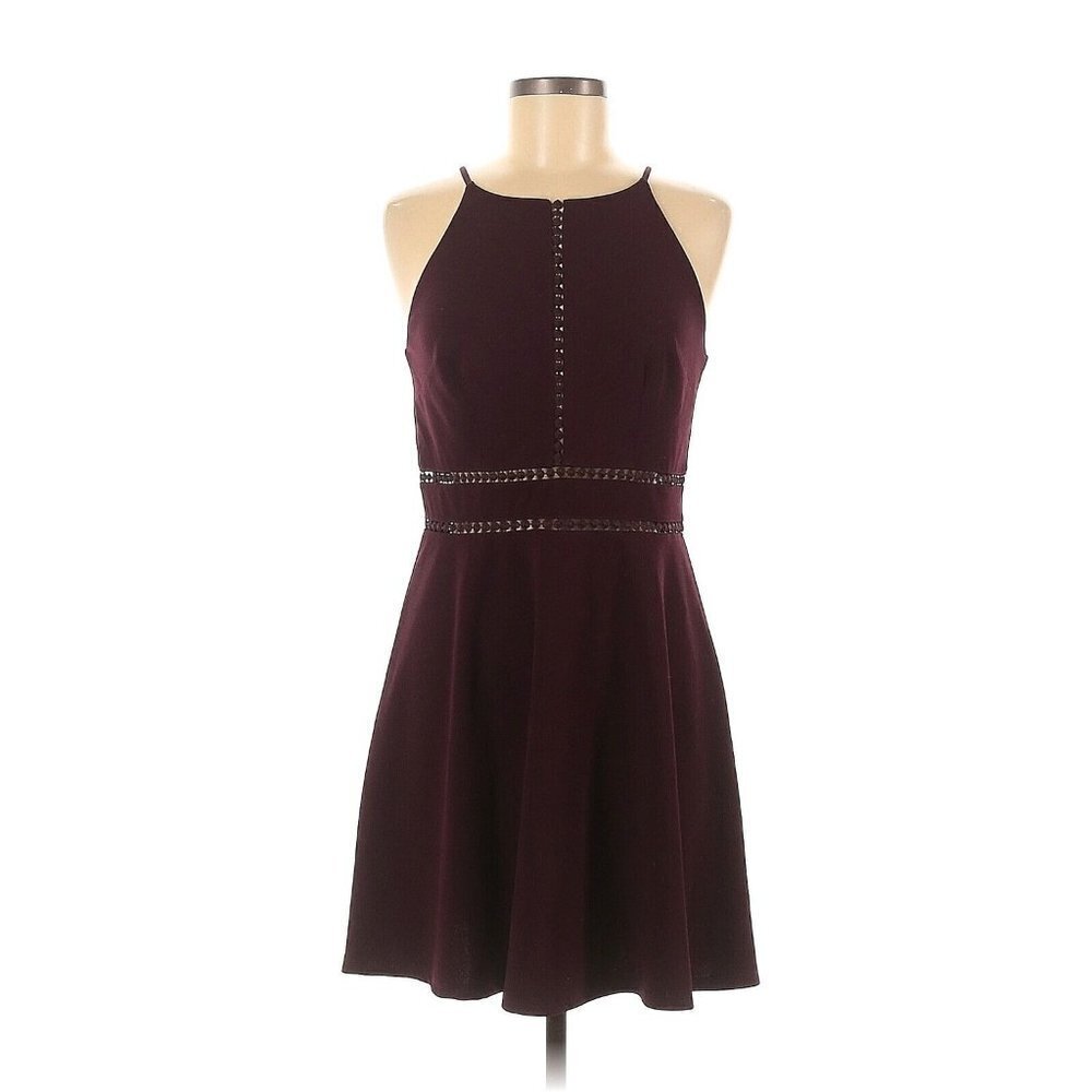 Fortune + Ivy Stitch Fix Womens Size 6 Croft Open Crochet Scuba Crepe Dress